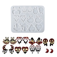 Epoxy Resin Mold Silicone Earrings Mold Handmade Fashion Jewelry Resin Molds for Resin Jewelry Making Pendant Craft