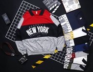 เสื้อสเวสเตอร์ คอปก HIGH SCHOOL สไตล์