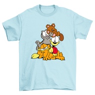 GARFIELD xs-3xl popcloset t shirt woman man tshirt women men baju t shirt perempuan lelaki cat kucin