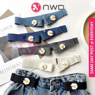 《 𝗡𝗢 𝗕𝗨𝗖𝗞𝗟𝗘 》Snap Closure Waist Belt Unisex Jeans Pants Dresses Invisible Elastic Belts Waistband Ta