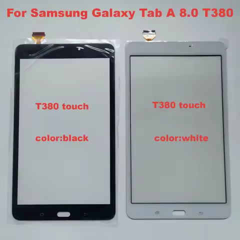 AAA Touch Screen For Samsung Galaxy Tab A 8.0 SM-T380 T380 Touch Screen Panel Digitizer Sensor Front