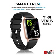 SUBMARINE Smart watch SMART TREX VENUS Y1 Full Touch HD 1.8 Inch Curve Bluetooth Call Message Remind