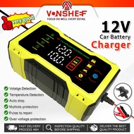 12V 24V Car Battery Charger Motorcycle Lorry Repair Charging Pengecas Bateri Kereta Moto Battery Cha