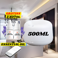 GRATIS 2 BOTOL ESSENTIAL OIL Air Humidifier Diffuser 500ML Kapasitas Besar Air Purifier  Alat Pengha
