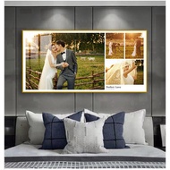 Crystal Mica Photo Alloy Frame Electric Led Large Format 70x110cm, 76x120cm SUPER VIP