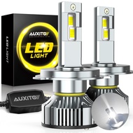 AUXITO 2PCS Y19 120W 24000LM H4 9003 HB2 Car LED Headlight HIR2 Headlamp Bulb 6500K White Canbus
