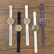 Garmin Lily Silicone / Leather Strap - 14mm - Original - Garmin Draw