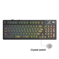 AULA | AULA F98 Pro V3 TFT Screen Tri-Mode Wireless Mechanical Keyboard RGB Backlit Hot-swap Gasket