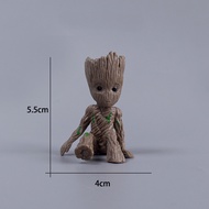 Action FIGURE GROOT GUARDIAN OF THE GALAXY MINI Flower POT Decoration Car DASHBOARD Display