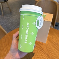 Starbucks Stainless Steel Thermal Insulation Cooler Cup Green Car Cup Water Cup