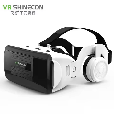 Virtual Reality 3D VR Glasses Shinecon Pro VR Glasses Google Cardboard Headset Virtual Glasses for i