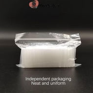 RunSabai 100Pcs/Bag PE Plastic Packaging Bags Ziplock Bag Pill Packaging Bag Thicken Packaging Seal 