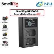 SmallRig NP-FW50 Battery Charger Set for Sony NP-FW50 Battery Double Slot NP-FW50 Charger 1030mAh 38