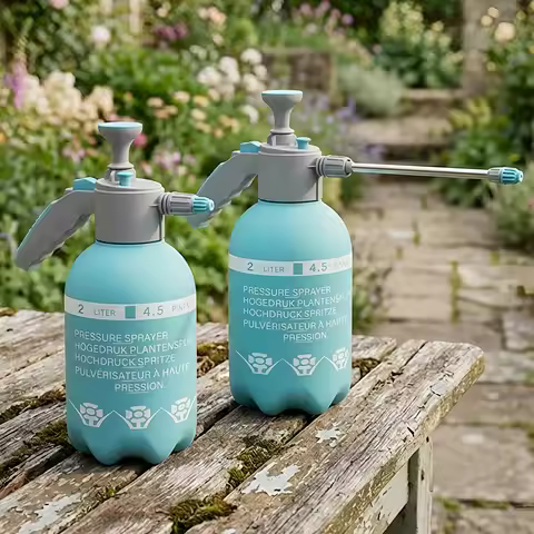 2L Hand Pressure Water Sprayer Portable Garden Pump Sprayer Weeds Pest Spray Bottle Plants Sprinkler