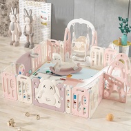 Baby Playpen Foldable Storage Baby Playpen Non-Slip Rubber Mat Baby Fence Multi Functional Playpen