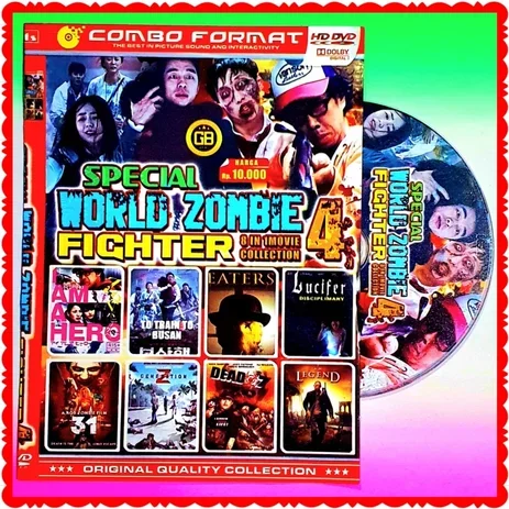 KASET DVD KOLEKSI  8 FILM Zombie TERBARU-FILM BARU BOXOFFICE ACTION-FILM. PERANG ZOMBIE-FILM BARU TE