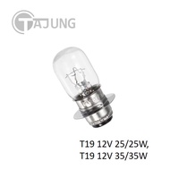 Motorcycle Headlight Bulb T19 12V 25/25W 35/35W 40/40W 2-Point Socket (2 Bulbs/10 Bulbs)