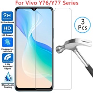 Case for vivo y76 y76s y77 y77e t1 chover tempered glass on vivoy76 vivoy77 vivoy77e y 76 s 76 s 77 