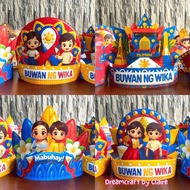 3D Design Buwan ng Wika Hat (head dress) Buwan ng Wika Costume Hair Dress for Kids