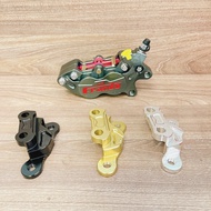 Heo Dầu Frando 4 Pis Màu Xám + Pad CNC Ex 150/155 đĩa 260/267mm