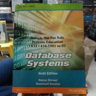 Database Systems 6th sixth edition by Elmasri
