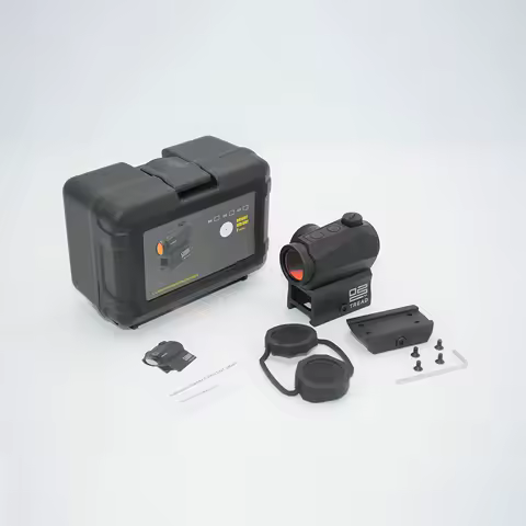 R5 1x20mm 2 MOA Red Dot Sight Reflex Riflescope Hunting Scope With Mount Riser 20mm Rail Co-Witness 
