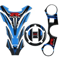 3D Gas Tank Pad Protector Sticker Decal for GSXR 600 750 1000 K6 K7 K8 K9 L1 2006-2017 Reflective in