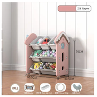 KidsLand - 3層收納架玩具架客廳玩具收納盒，超大號兒童玩具收納架 玩具收納籃 儲物櫃 兒童房間玩具儲物抽屜~HA090_A