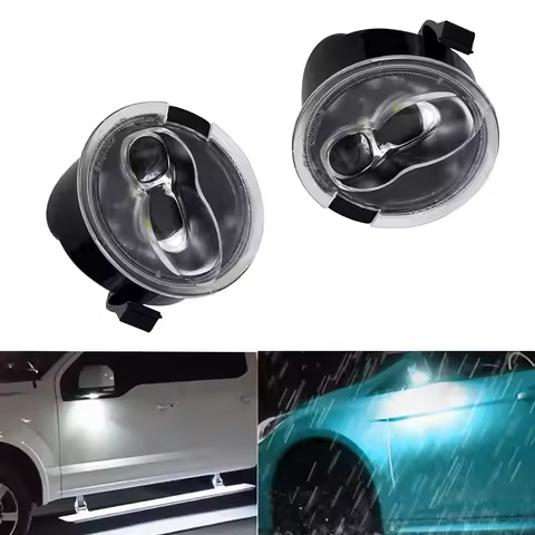 2pcs Full LED Side Mirror Puddle Lights For Ford F150 Edge Flex Taurus LED puddle light 5F1Z-13B375-