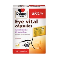 Eye Vital Capsules Doppelherz - Helps Enhance Vision, Reduce Eye Fatigue, Dry Eyes (Box of 30 Capsul