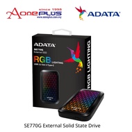 (AONE PLUS SS2) ADATA SE770G 512GB - 1TB External Solid State Drive