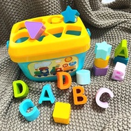 Baby Geometric Shape Porous Matching Building Blocks Baby Educational Letters Cognitive Intelligence Box 1-3 Years Old Toys