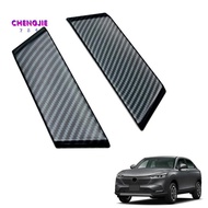 Car Carbon Fiber Outer Rear Door Handle Cover Trim for Honda HRV HR-V Vezel 2021 2022