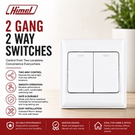 HIMEL ADVANCED SERIES 2 GANG 2 WAY SWITCH