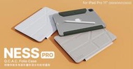 JTLEGEND iPad Pro  Ness Pro 11吋 相機快取多角度折疊防潑水布紋保護殼