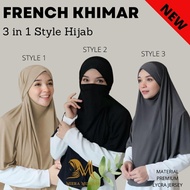 💥Limited stock💥 French khimar Hijab Brego™