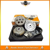CVT PULLEY NVX155 COMPLETE SET WITH V BELT FULL SET CVT TRANSMISSION SYSTEM SET PULLEY COMPLETE SET