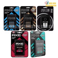 AXE Signature Ticket Deodorant Anytime Pocket Perfume 17ml 48 Travel Spray Hour Dual Action Technolo