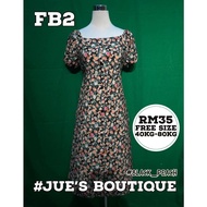 DRESS BUNGA BUNGA VIRAL BORONG 10 HELAI SPECIAL OFFER