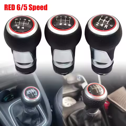12mm Gear shift knob Lever Stick For Audi A3 A4 B6 B7 B8 A6 S4 8K A5 8T Q5 8R S Line / Ibiza 6J / Se