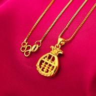 916 gold Lucky Bag Abacus Pendant /Abacus Pendant gold 916
