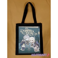 [Ashtreart] Sumeru Boys Tote bag with Zipper | Alhaitham Kaveh Cyno Tighnari | DTF DTF | Size 40x35 