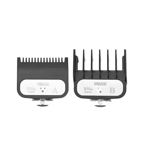 WMARK G-2B black color Guide comb sets attachment comb set with a metal holder limited comb For prof