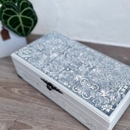 Amour愛木木-仿舊法郎精油木盒 墨水盒 收納珍藏木盒