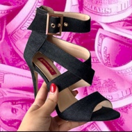 Albino Denim High Heels