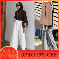 AAA FASHION Curly Moola Ansley Crepe Pant | Viona Women's Culottes