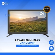 Led Tv Digital Polytron 24 Inch Perlengkapan Rumah Tangga Televisi