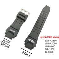 Silicone Watch Band for Casio G-Shock GA-1000/GW4000/A1100/A1000/4000/G-1400 Series Men's Wrist Sport Diving Bracelet Waterproof Watch Strap