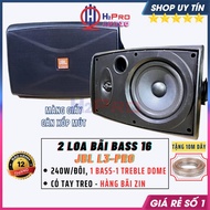 Đôi Loa J.B.L L3 Pro Bass 16 Bãi Zin 240W-8 Ôm Trợ Lời Karaoke Lắp Cafe Nhà Hàng Có Tay Treo Tặng 10