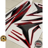 STICKER STRIPE COVERSET BODYSET Y15 Y15ZR V1 V2 EXCITER RC EDITION RED BLACK YELLOW ORIGINAL MORITAK